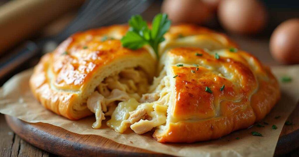 Easy Chicken and Cheese Jalousie Recipe