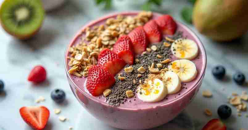 tropical smoothie acai bowl